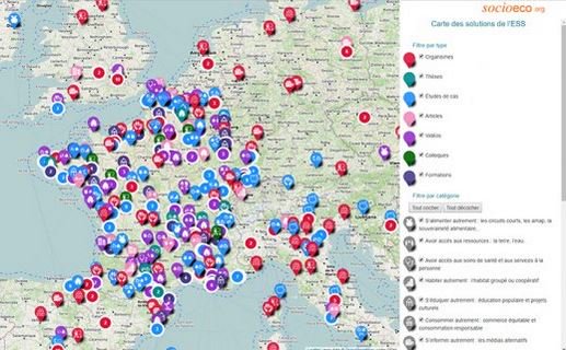 lelabo_ess's tweet photo. [A découvrir] A partir d’une première carte des initiatives de l’#ESS, @socioecofr développe 5 nouvelles #cartographies: les politiques publiques en faveur de l’ESS, le journalisme de #solutions, les #ODDs, ou encore les #formations &amp; outils pédagogiques. 
https://t.co/pcUsaD5X6R https://t.co/4CSC5uV2Q8
