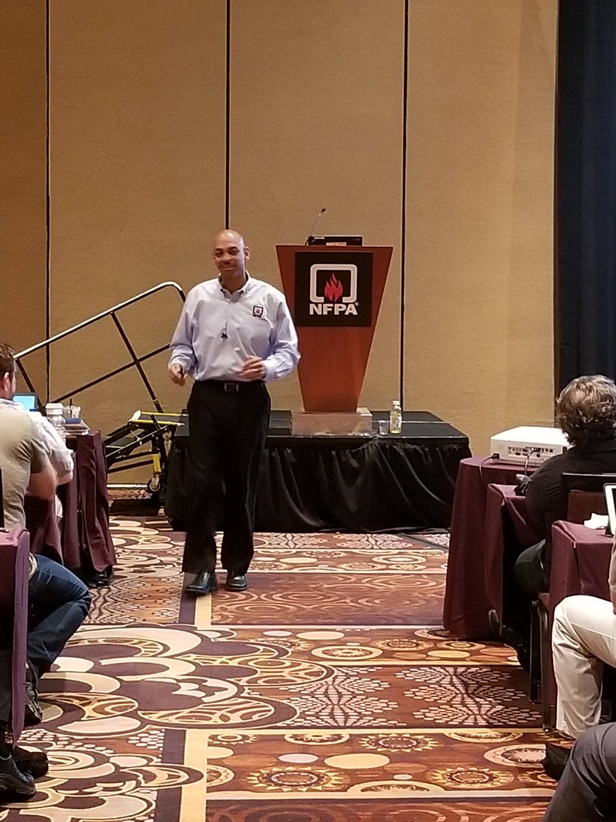 DanGorhamNFPA's tweet photo. This session being led by Ronald Butler, 26 year veteran of the fire service (@DetroitFire) https://t.co/D63YlXeaVD
