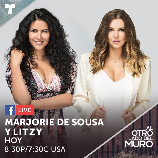 ¡Vamos a decirnos adiós como se debe, a lo grande! Nuestras dos hermosas protagonistas harán hoy un Facebook live a las 8:30/7:30C, para hablar del final de esta historia. ¡No te lo pierdas! 🔥💕 @marjodsousa <a href="/LitzyOficial/">Litzy</a>