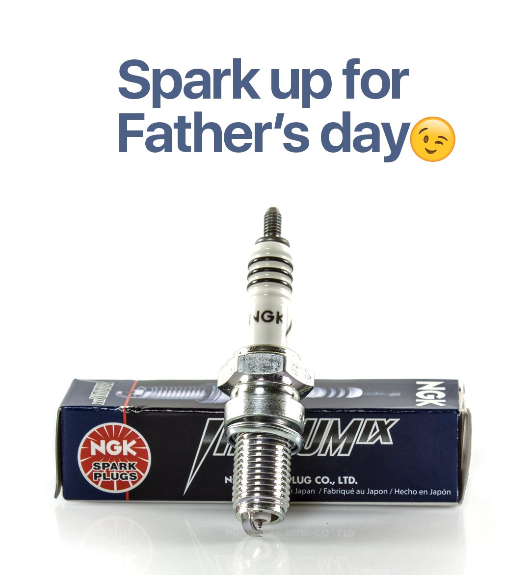 #NGKSparkPlugs The little things that make a big difference.
The cherry on top for your dad this #Fathersday
<a href="/ArtofFast/">NGK Spark Plugs</a> #Ignite