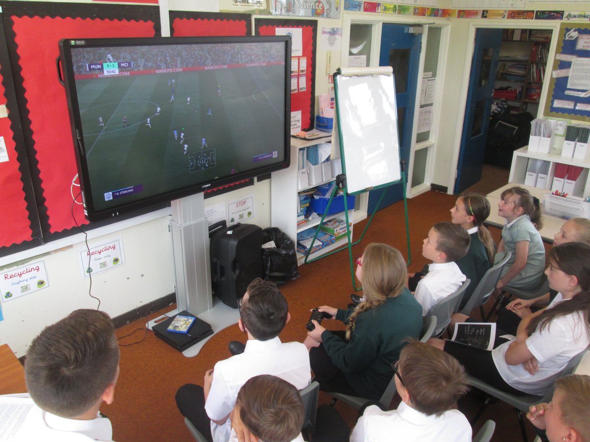 burtonmanorps's tweet photo. Writing Success! Well done to the children in Year 5&amp;6 after a great day using technology to engage with writing. They used FIFA, Minecraft and Overcooked to write for a range of purposes: reports, narrative and persuasion.Thanks also to Scott from Idyll Games.@IdyllGames https://t.co/UZDr1SheAh