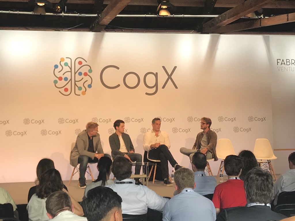 ChluNetwork's tweet photo. "Often when we have a new disruptive technology we try to map it to existing use cases rather than finding new and innovative use cases." 
@cburniske moderating the NFT panel with @jurezih @charles_pantera and @verisart at #CogX18 https://t.co/8C1uV9Vlqd
