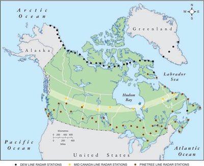 SkipHatos's tweet photo. I hate to throw shade on Trump’s bombast regarding Canada being a security risk but look at the map below to see how the US needs Canadian NORAD to protect N America. The ass talker farts again. https://t.co/mKCcxEqY09