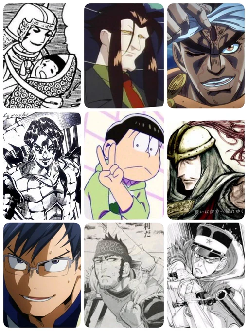 #歴代推しを9人集めたら好みがわかる
真面目な苦労人系かなー 