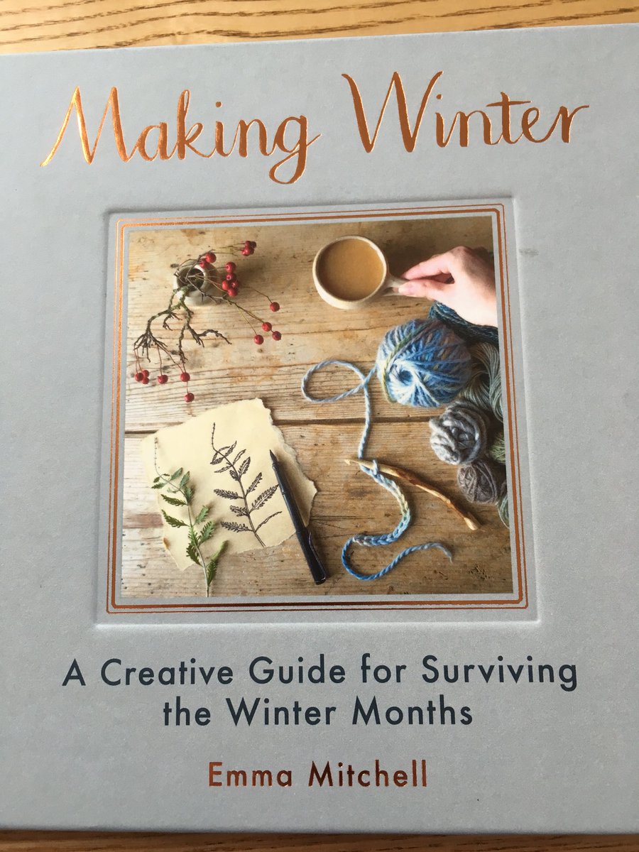 MorningOak's tweet image. Having bought this gorgeous book by @silverpebble for a friend (in seasonal anticipation), I shall now have to buy more copies for others as well as one to keep for myself! Thanks to the fab independent @LedburyBooks for getting it for me! More orders to follow. #makingwinter