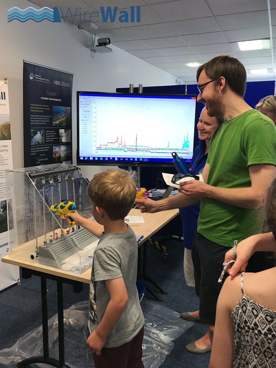 NOCnews's tweet photo. The Lego #WireWall demo rig proved to be a great way to communicate about innovative research &amp; coastal hazards at the NOC open day on Saturday. @HRWallingford @channelcoast #marinescience https://t.co/CjDdUv2npU