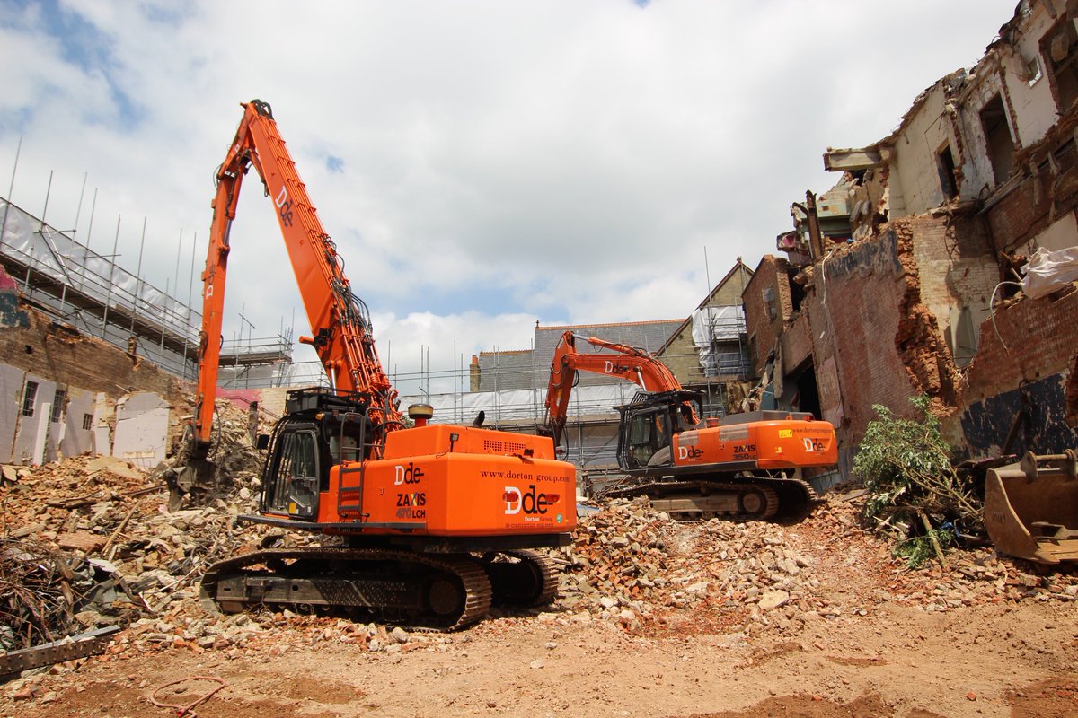 DortonGroup's tweet photo. Our experience in Demolition have allowed @dortongroup to succeed and perform in any project we take on. #demolition #PrincipleContractor  #recycling #OHSAS18001:2007 #heavyequipment #Brighton https://t.co/oa8COKWopB