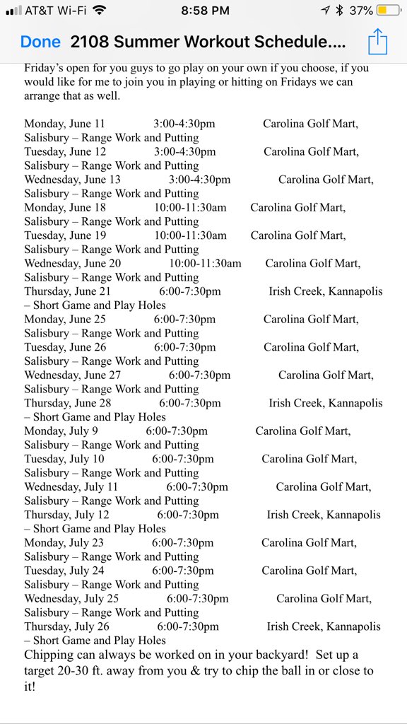 ALBrownWmnsGolf's tweet photo. Workouts ⛳️ start today! #NoLayingUp #OwnTheCourse #WondersGolf #SeeItFeelItTrustIt https://t.co/GO4ft4sNfH