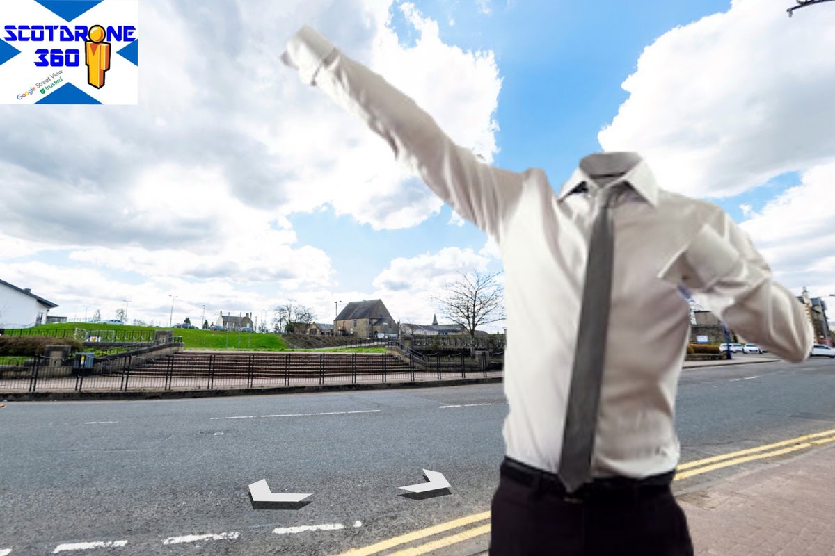 scotdrone's tweet photo. Feel invisible on Google Maps? Book me to shoot a Streetview virtual tour of your business and be seen by potential visitors! #falkirk #stirling #clackmannanshire #googlemaps #googlestreetview #googlestreetviewtrusted #360photographer #360photography https://t.co/LLrRVBCRe6