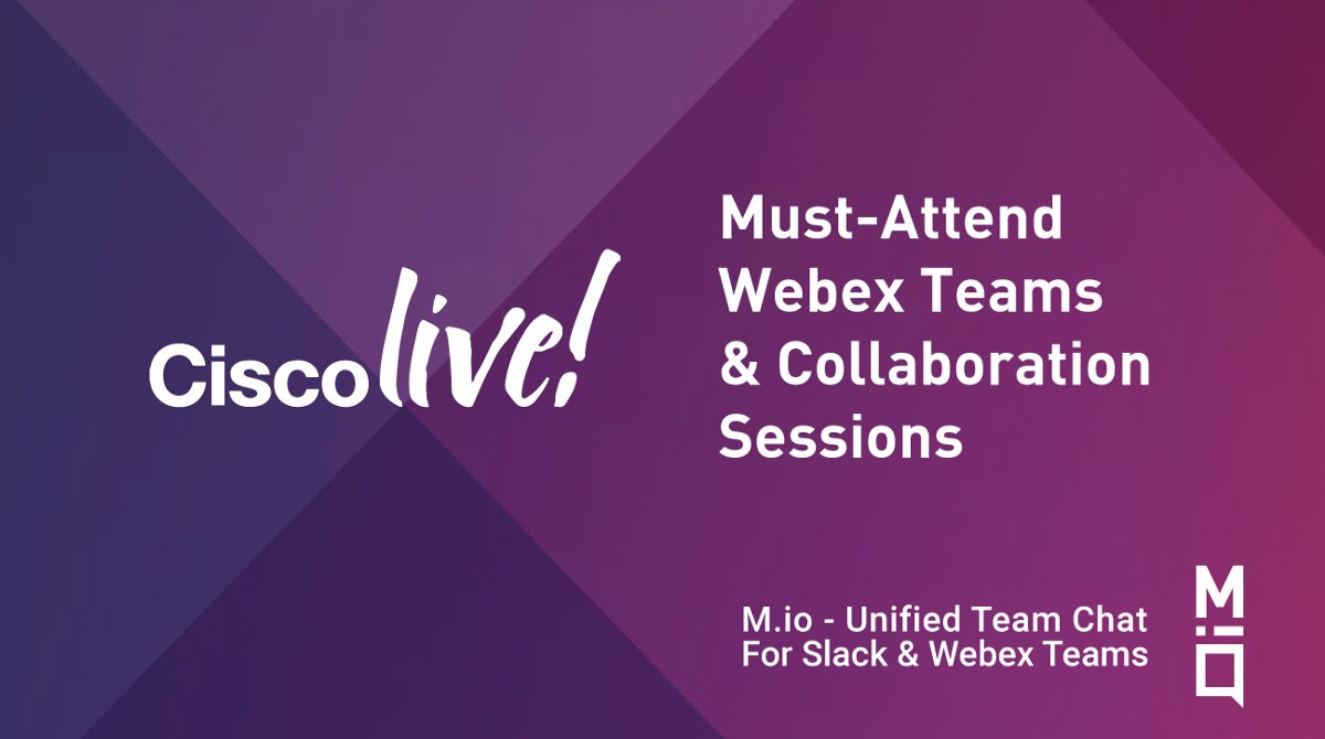 Message.io (@message_io) on Twitter photo So many good <a href="/CiscoCollab/">Cisco Collaboration</a> <a href="/Webex/">Webex</a> talks at #CLUS today!
Looking forward to speakers <a href="/scubamiro/">Miro Polakovic</a> <a href="/Bruno_Guirardel/">Bruno Guirardel</a> <a href="/KurmiSoftware/">Kurmi Software</a> <a href="/BarkerDonald/">Donald Barker</a> <a href="/CDWCorp/">CDW Corporation</a> <a href="/SynergySKY/">Synergy SKY</a> <a href="/jdrosen2/">Jonathan Rosenberg</a> buff.ly/2M670so So many good <a href="/CiscoCollab/">Cisco Collaboration</a> <a href="/Webex/">Webex</a> talks at #CLUS today!
Looking forward to speakers <a href="/scubamiro/">Miro Polakovic</a> <a href="/Bruno_Guirardel/">Bruno Guirardel</a> <a href="/KurmiSoftware/">Kurmi Software</a> <a href="/BarkerDonald/">Donald Barker</a> <a href="/CDWCorp/">CDW Corporation</a> <a href="/SynergySKY/">Synergy SKY</a> <a href="/jdrosen2/">Jonathan Rosenberg</a> buff.ly/2M670so