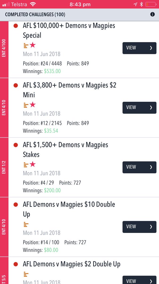 falky041's tweet photo. Not sure if I was just lucky today or just played it well because I did find it tricky today picking teams. But can’t argue with the results!📈. https://t.co/BXtN0ewOWZ