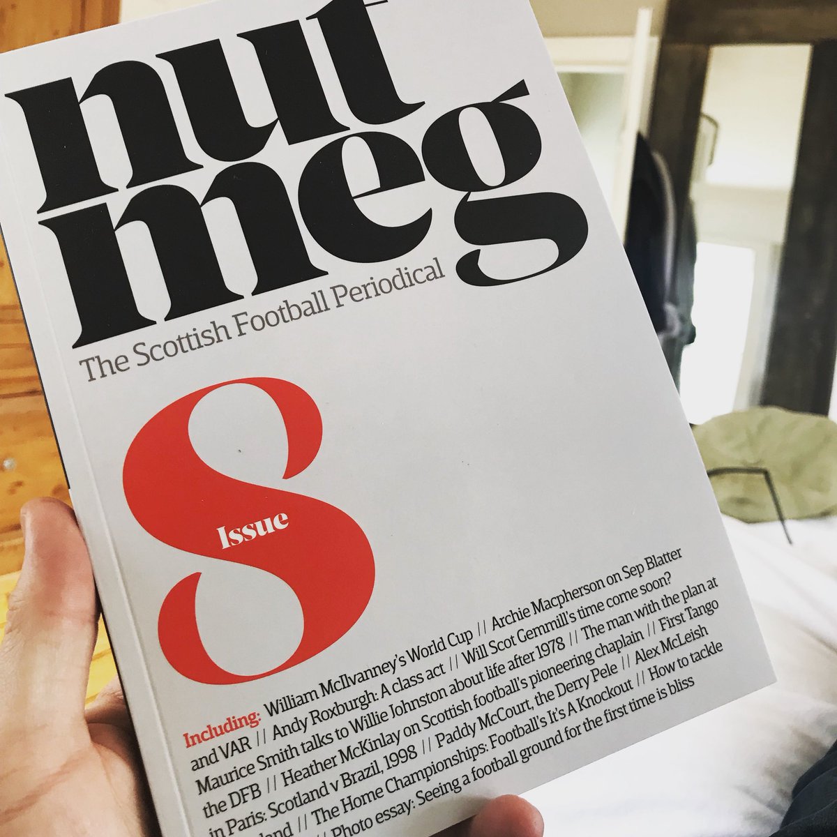 mmgeissler's tweet image. Bedtime reading sorted for the next couple of weeks.   @NutmegMagazine #periodical #scottishfootball #writing