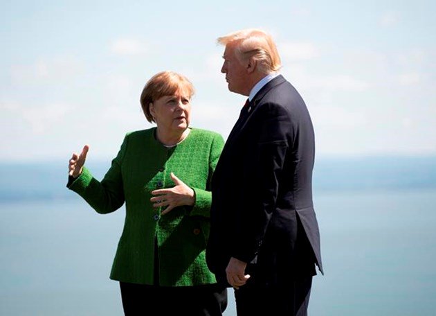 Merkel: G-7 summit with Trump was a 'sobering' experience: bit.ly/2JsaNCF https://t.co/pNW2CDy7I8