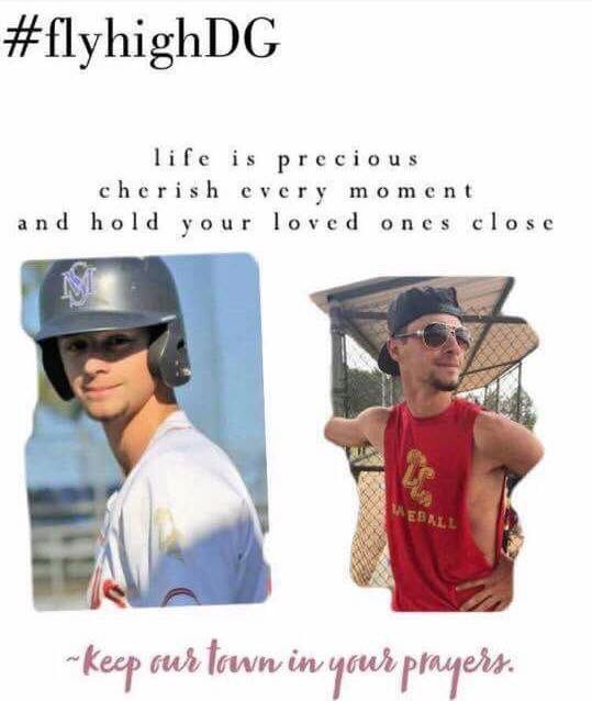 gerke5671's tweet photo. I will miss you greatly you was taken way to young. Love you always #flyhighDG https://t.co/Srdcgr9Loa