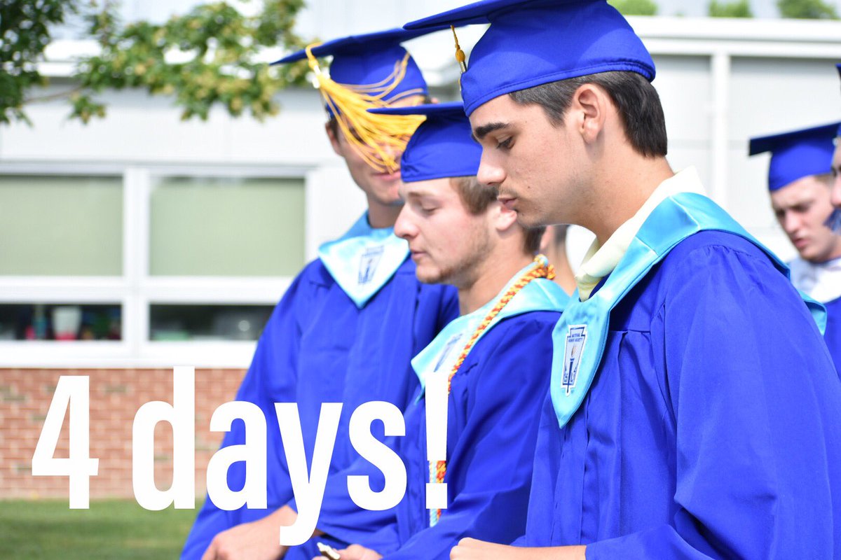 YorkHighSCA's tweet photo. It’s our last full day Seniors and only 4 days left until graduation! 🎓 🎉  #yhs2018 #Classof2018 #falconfam https://t.co/vTKMMdU6eN