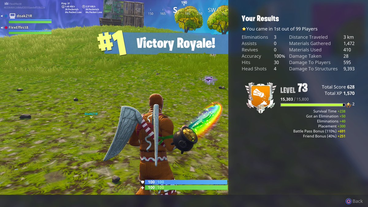 NZFlex_'s tweet photo. Making every shot count #FortNite #VictoryRoyale #NZ_TWITCH #TwitchKittens #GingerbreadMan https://t.co/MdgFEPBMua