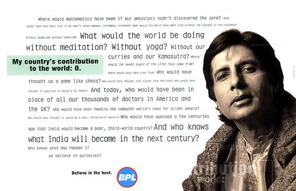 Image result for bpl amitabh ad