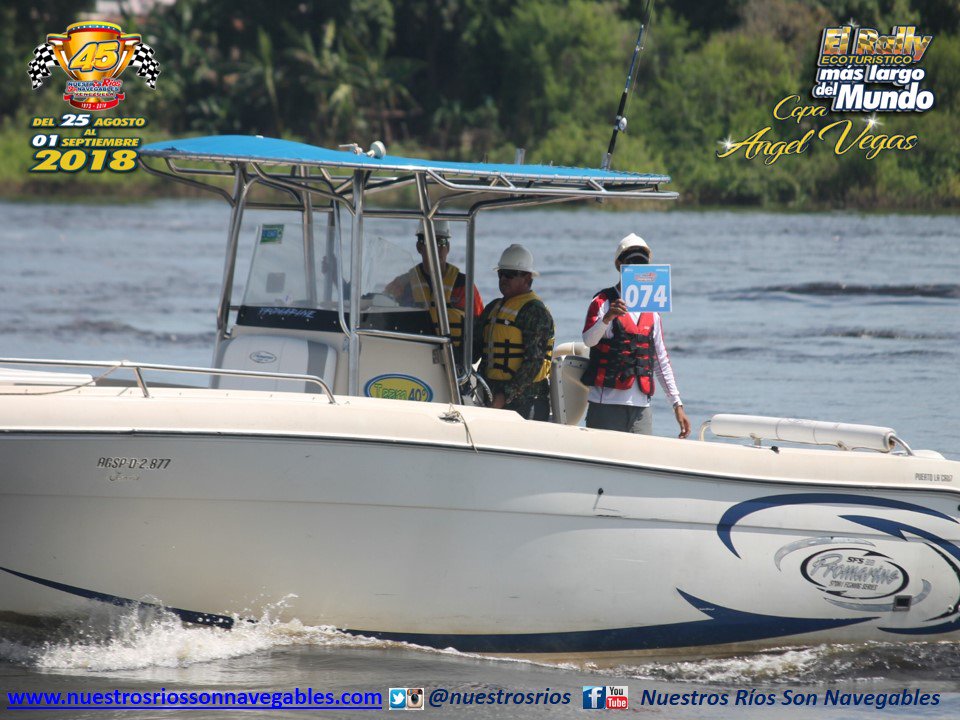 nuestrosrios's tweet photo. #feliziniciodesemana les desea @nuestrosrios ratificando los momento que viven nuestros protagonistas, quienes nos recuerdan que ya faltan 74 días para el XLV Rally Internacional Nuestros Ríos Son Navegables 2018 Copa Ángel Vegas #deporte #ecoturismo https://t.co/nMHaNe4AXW