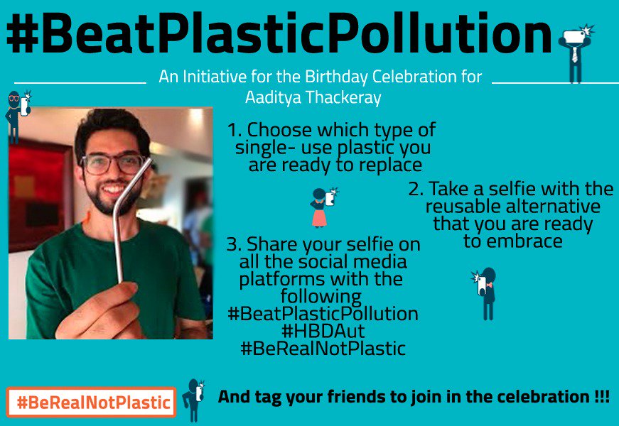 This is the best way to celebrate your birthday!! Have switched to wooden cutlery for travelling !! Happiest bday Boss <a href="/AUThackeray/">Aaditya Thackeray</a> ji !! Join in the celebration <a href="/purveshsarnaik/">Purvesh Parisha Pratap Sarnaik 🇮🇳</a>
<a href="/misagarpardeshi/">Sagar M Pardeshi</a>
@Iamrahulkanal #BeatPlasticPollution #HBDAut #BeRealNotPlastic