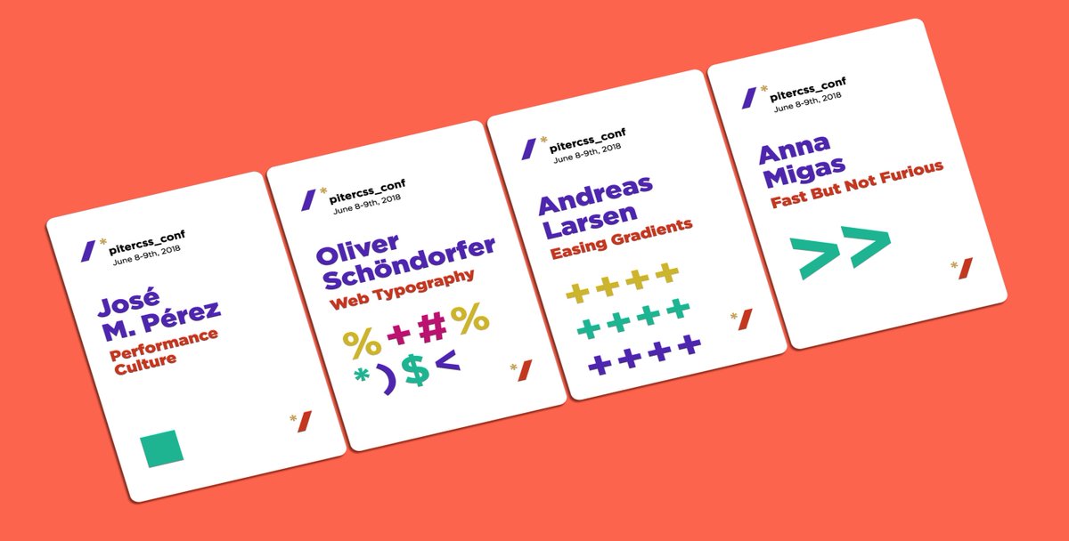<a href="/larsenwork/">Andreas Larsen</a> <a href="/glyphe/">Oliver Schöndorfer 🇺🇦</a> <a href="/szynszyliszys/">Anna Migas</a> I liked the badges so much that I reproduced them in a codepen codepen.io/jmperez/full/r… /cc <a href="/pitercss_conf/">pitercss_conf</a>