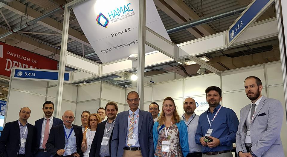 SEKEE_GR's tweet photo. 15 member companies @hamac_sekee presented #Posidonia2018 at "Marine 4.0 - Digital Technologies Innovators" booth. #CloudFin @comBOX_VLL #DataConsulting @ISL_Demokritos #HellasDigital @Soft_One @Softweb_spot @telenavis #Telesto @VIDAVO_SA https://t.co/gDcsfu70Lb
