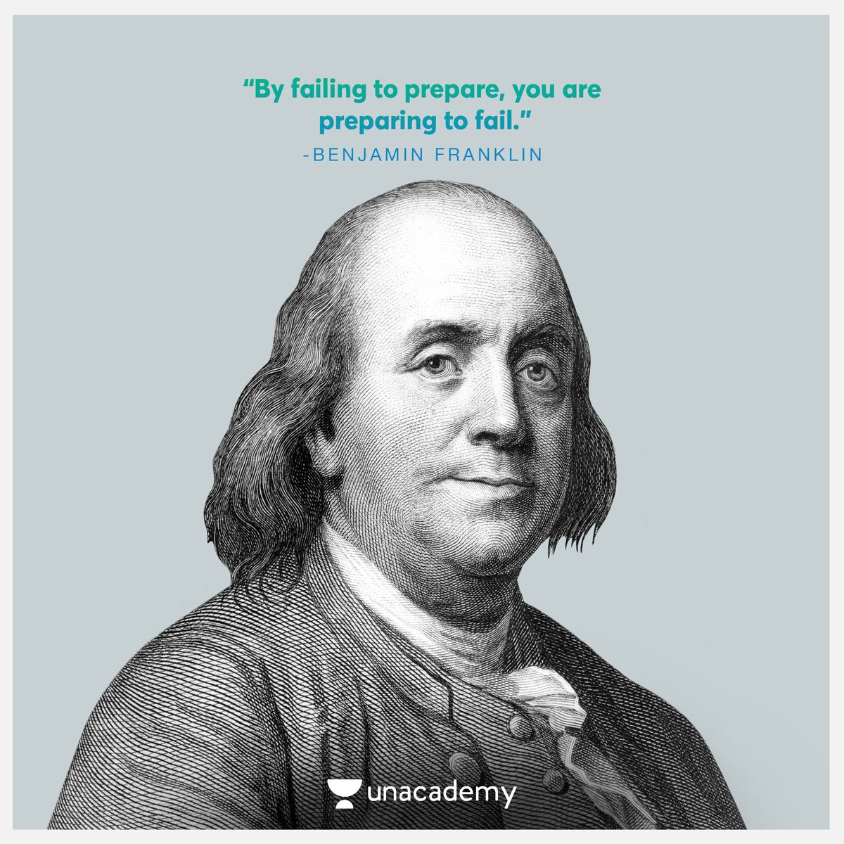 unacademy's tweet image. Benjamin Franklin was a political theorist, civic activist, diplomat, inventor and scientist. He helped in drafting the Declaration of Independence and the Constitution of the United States and is regarded as one of the Founding Fathers of the United States. #QuoteUnquote