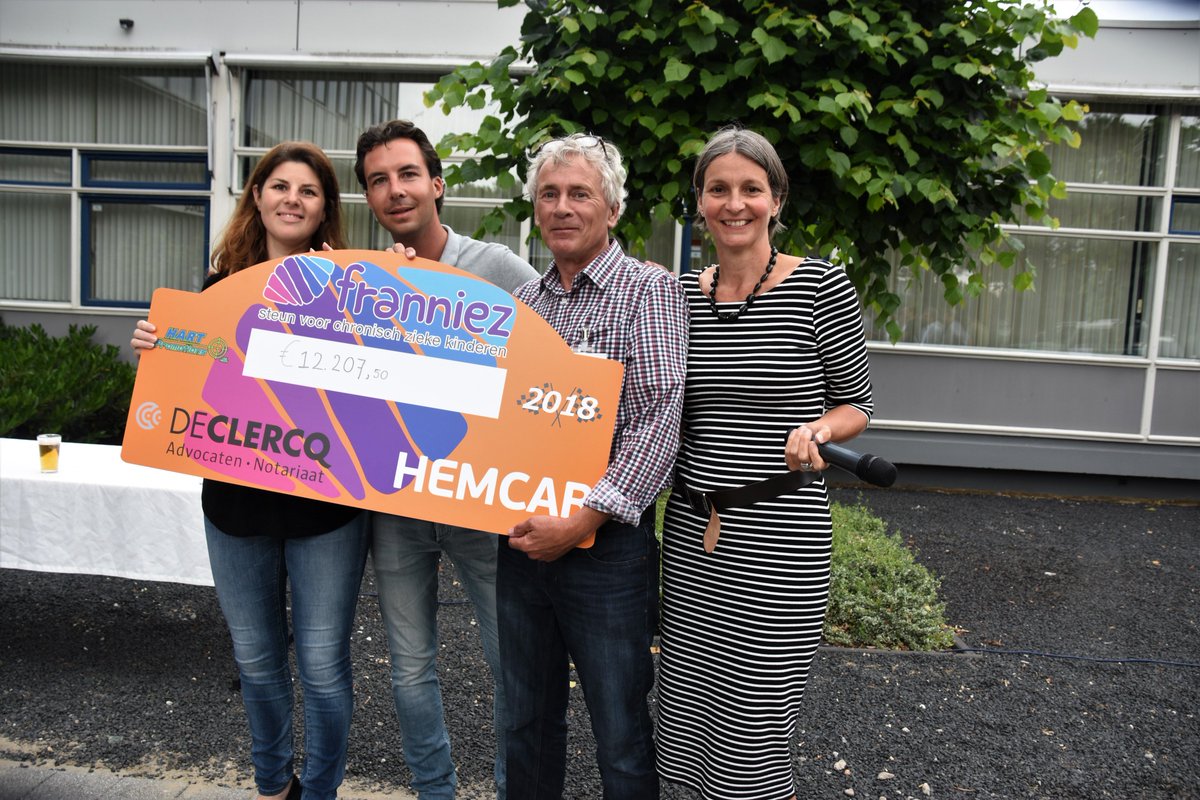 De rally van afgelopen vrijdag heeft een prachtig bedrag van ruim €12.000 opgeleverd voor Kinderfonds Franniez! #rally <a href="/hemcar/">Hemcar</a>. Winnaars waren  @Frans_schohaus en Jos Schohaus van <a href="/HaagscheSchouw/">Het Haagsche Schouw</a>.