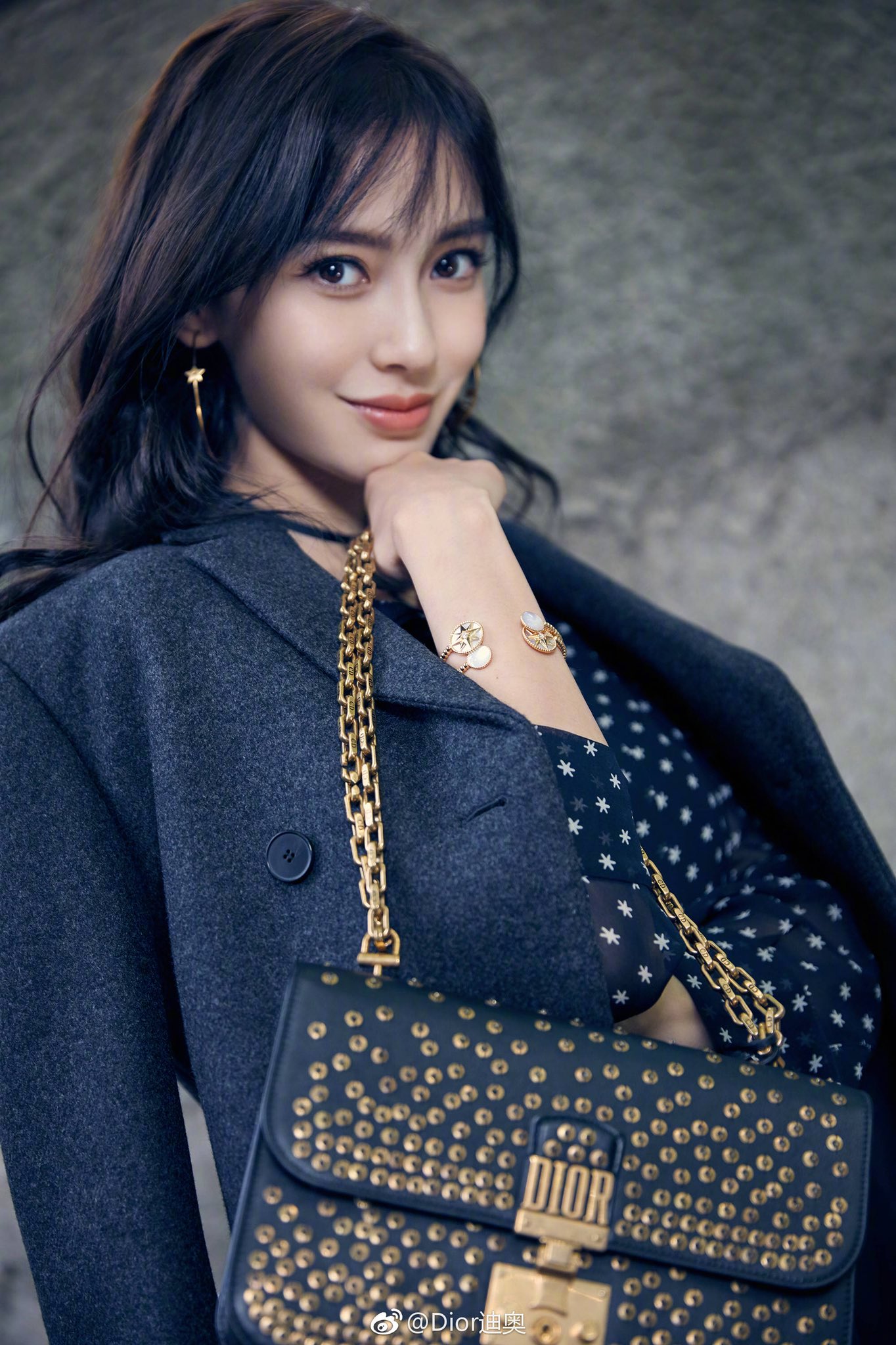 Trending Weibo X Angelababy poses in street style photoshoot for Dior. Angelababy YangYing https t Z51l0XUgSq X