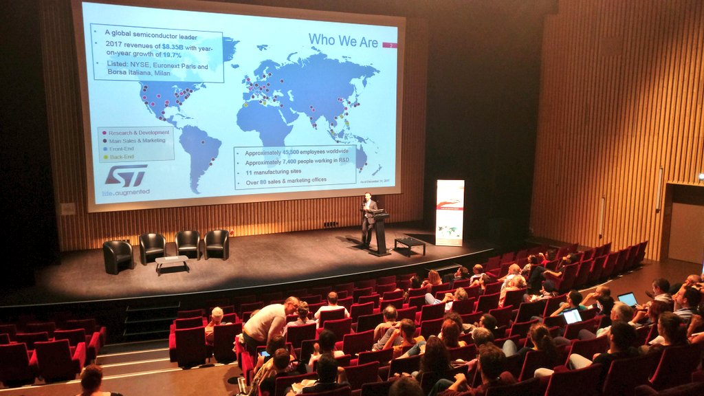 Hauteurs_UGA's tweet photo. Conférence exceptionnelle CDP NEED for IoT : Stéphane Monfray STMicroelectronics nous parle du rôle dominant de l'IoT dans le marché de la microélectronique --> évolution de la demande vers une augmentation de l'interaction entre l'électronique et l'environnement. https://t.co/VAdctjSz6W