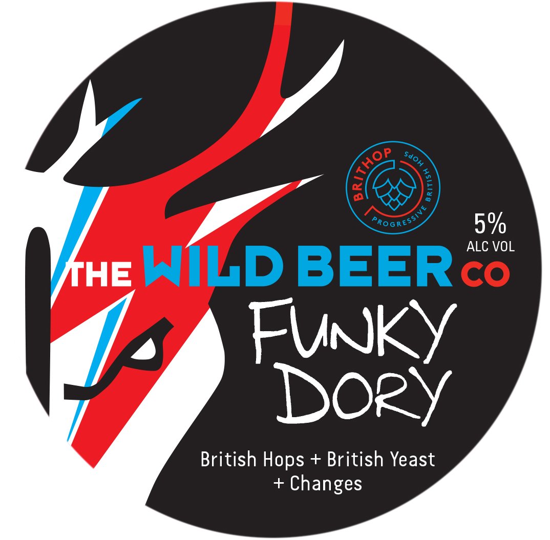 BeerDayBritain's tweet photo. Fabulous branding from a fabulous brewer.  This beer can be sampled for the first time @MotherKellysE2 on Beer Day Britain (June 15th) as part of the #BritHop series of beers using new breed @Britishhops from @CharlesFaram .  Project instigated by @drinksmaven https://t.co/iKwULz8iYa