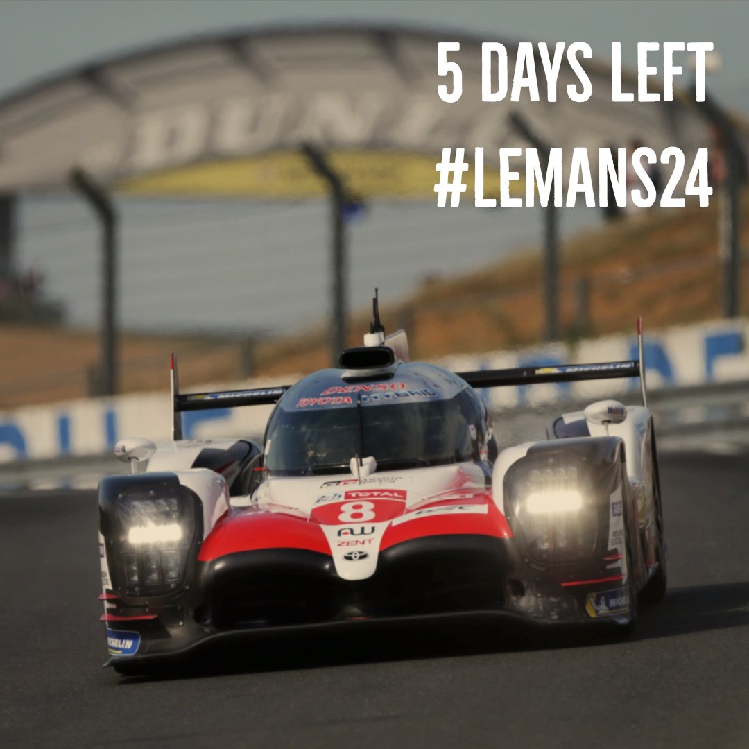 MatraxRacing's tweet photo. #MondayMotivation | Only 5 days for one of the greatest race of the year: #LEMANS24! ๐
๐ท @ToyotaPrensa
#MatraXChannel #FIAWEC #WEC @FIAWEC @24hoursoflemans @24heuresdumans https://t.co/1wQAKz2CKh