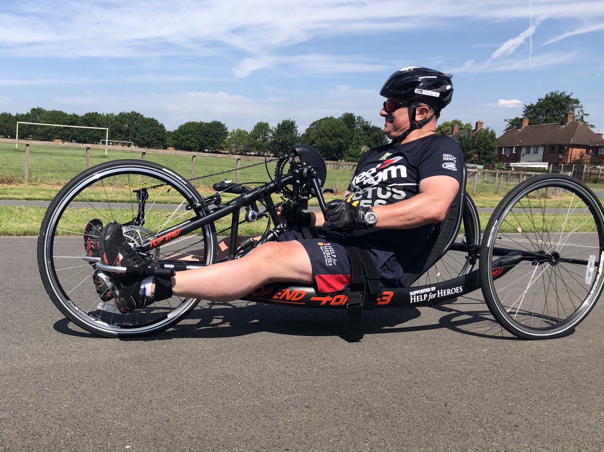 DefenceHQ's tweet photo. Invictus Games #TeamUK cyclists are busy training ahead of the fourth Games in Sydney in October #invictusgames https://t.co/whUYpLHEZ1