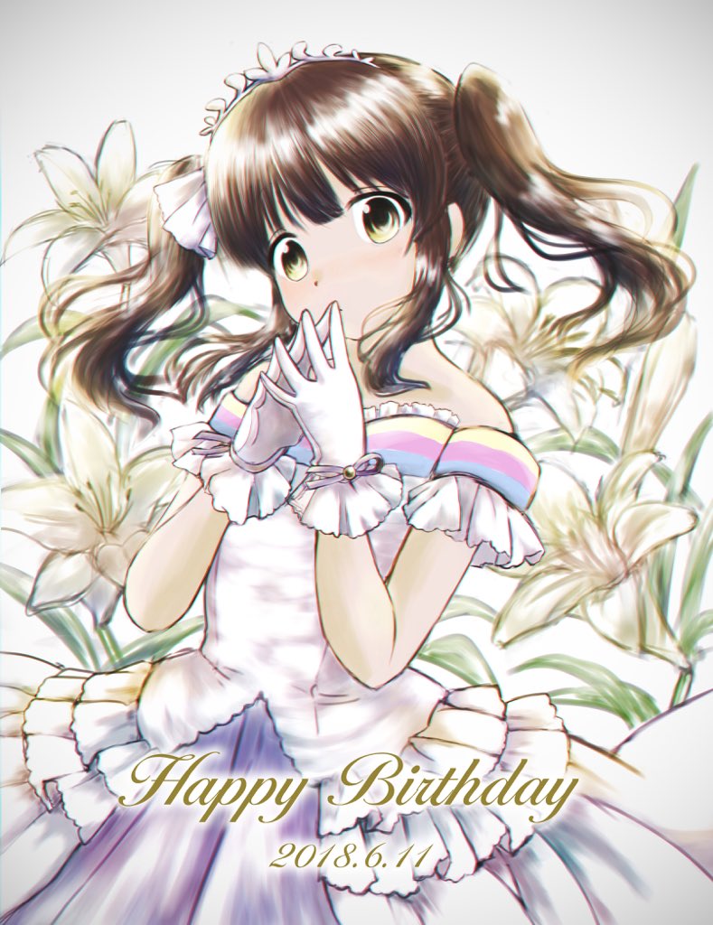 緒方智絵里 「ここ3年間の誕生日イラストまとめてみた 」|たろーのイラスト