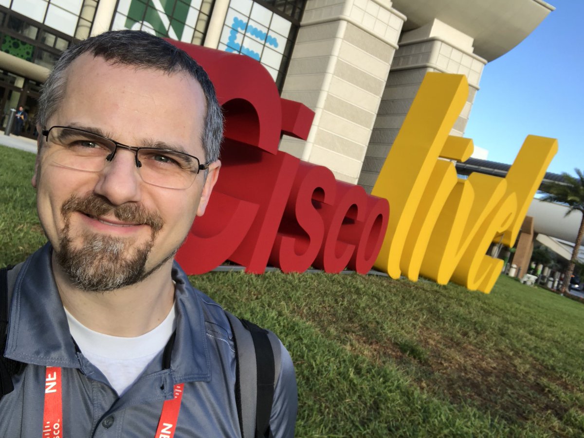 MikeDonchatz's tweet photo. CiscoLive 2018. Here we go again. Can’t wait to meet some interesting people and get up-to-speed with all the great technical sessions. @force3 @SiriusNews #CLUS18 https://t.co/UxtqUdsKWl