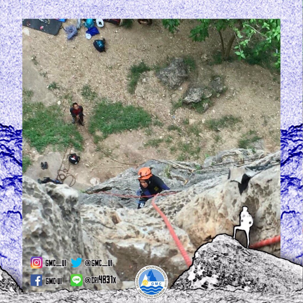 GMC_UI's tweet photo. panjat tebing ini diadakan pada:
📆 Jumat-Sabtu, 8-9 Juni 2018
📍 Tebing Citatah 125, Padalarang, Bandung 

Kegiatan pelatihan diikuti oleh:
1. Iqbal (G1411 UI)
2. Nadya (G1406 UI)
3. Adiba (G1602 UI)

Rintangan yang dihadapi saat pelatihan dan menuju puncak adalah sulitnya- https://t.co/bf62s5eDT0