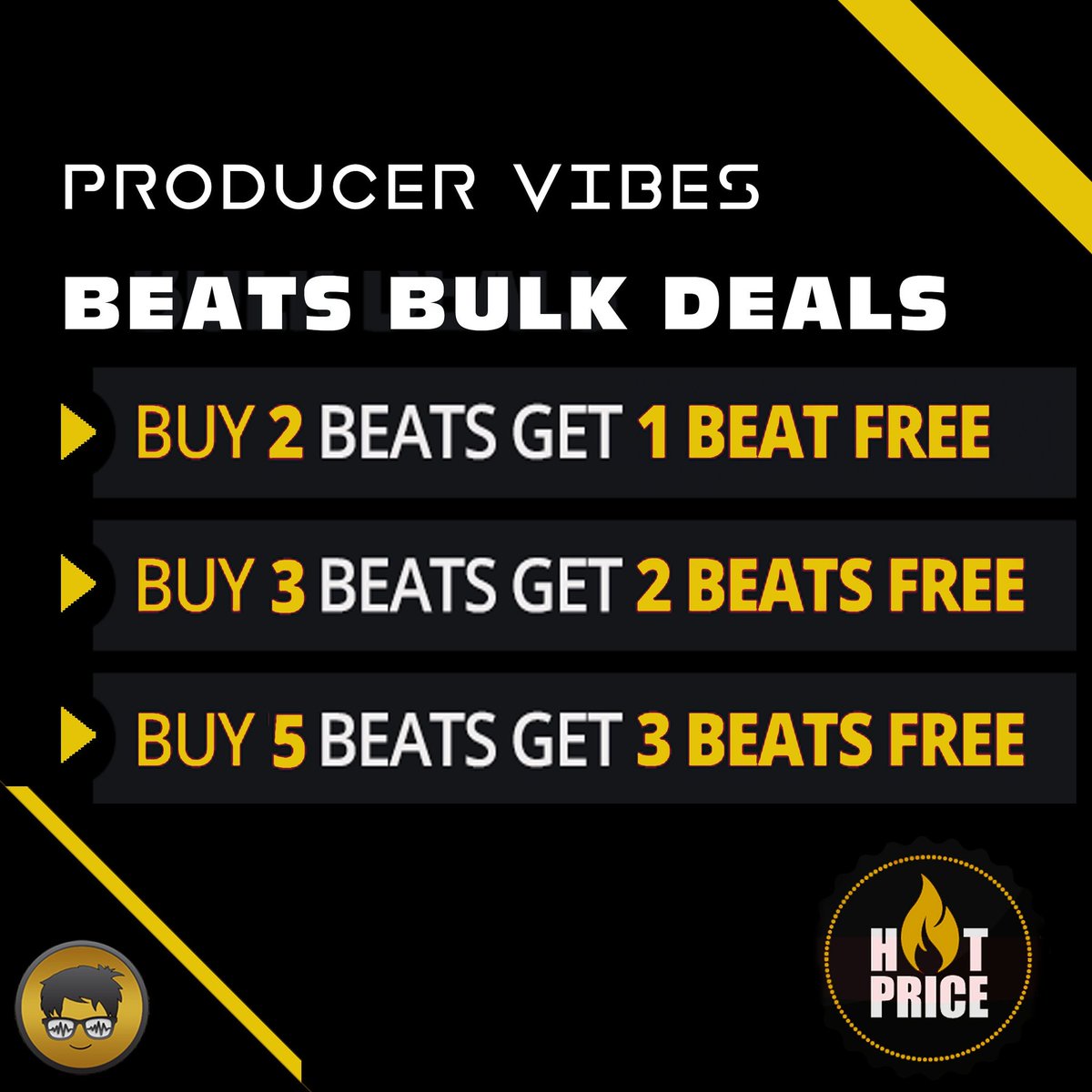 ProducerVibes's tweet photo. 🔥New Bulk Deals for all beats and licenses ( High Quality - Instant Download ) Buy your
beats today !🔥

#beats #bulkbeats #bulkdeals #beatstore #buybeats #lookingforbeats #ineedbeats #buybeatsnow #leasebeats #exclusivebeats #beatsforsale #mixtape https://t.co/duVSDEfclQ