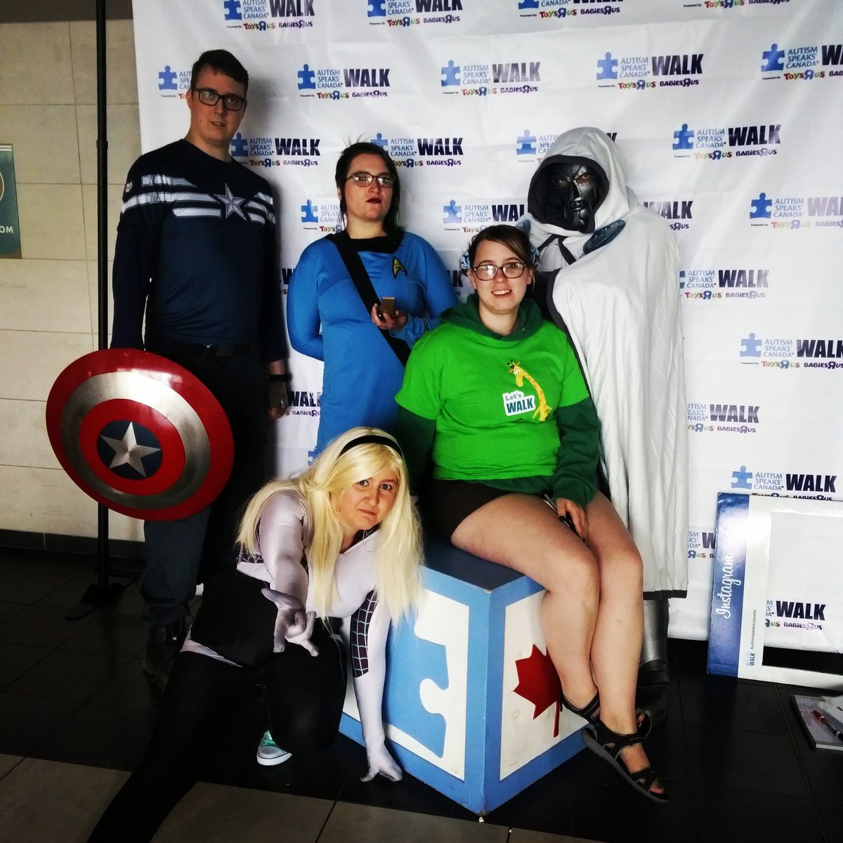 VonDoomCosplay's tweet photo. My @LegionofDoomCA attended the Autism Walk for our 4th year over the weekend which also marked the group's 4th year anniversary. https://t.co/iSsdap65Gv