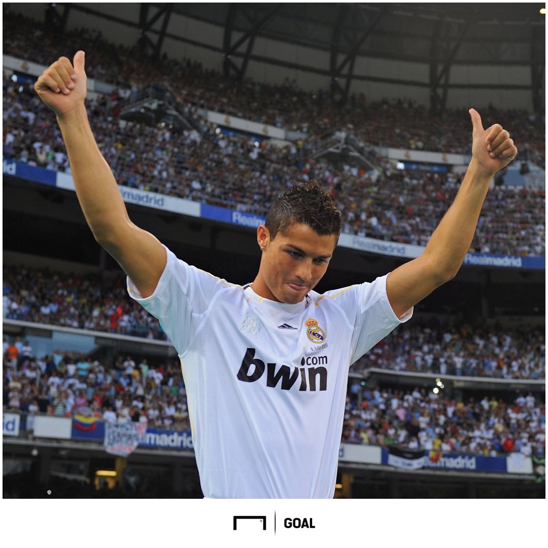 goal's tweet photo. June 11, 2009 - Man Utd accept £80m offer from Real Madrid for Cristiano Ronaldo

The rest is history https://t.co/TXOCDkh3BH