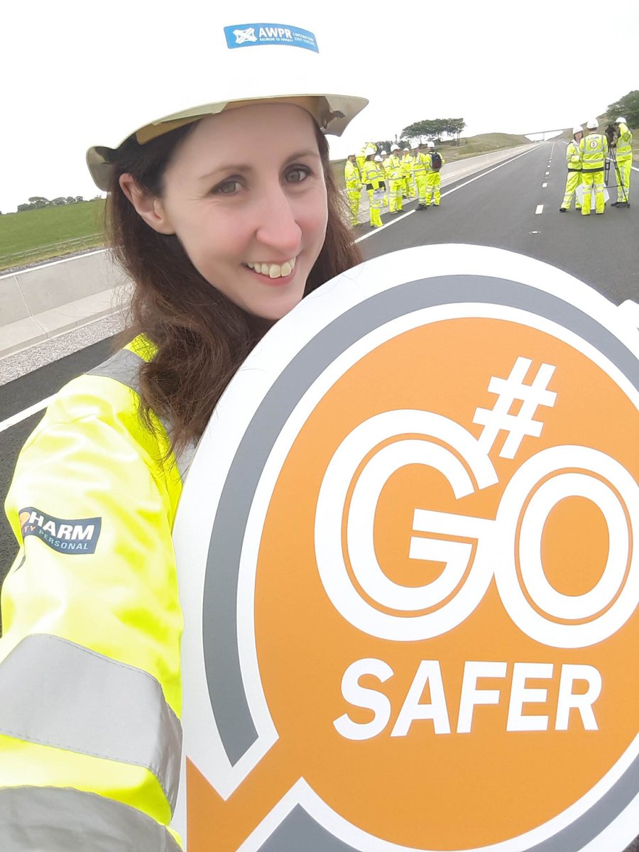 AbsafeAberdeen's tweet photo. Delighted to be the #GoSafer Ambassador for the AWPR GoNorthEast campaign. Once open, this new route will literally be saving lives! Read more here: https://t.co/4WCGbSJqhu https://t.co/pXONFs8JMR