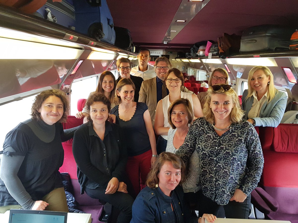 Direction #LaHaye 🚅🇳🇱 pour la délégation #ORÉE, en route pour la Circular Economy Week 2018 de <a href="/CircularHotspot/">HollandCircularHotspot</a> Merci <a href="/thalys_fr/">Thalys</a> pour le voyage très agréable et le soutien ! #HCEW #EconomieCirculaire
