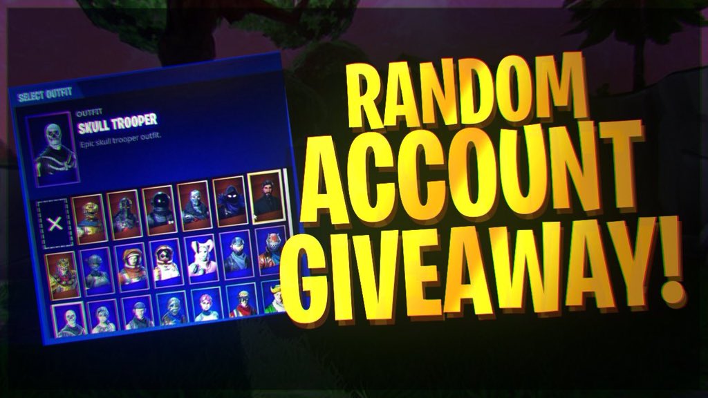 Vicent_Antelles's tweet photo. GIVEAWAY!!🎬

x2 Random Fortnite Accounts [👌]

Retweet[🔁]

Follow:
@IDarkAlts
@fortgives1
@FortniteMay

1hour🕐🔚 https://t.co/k2dYwjgdH0