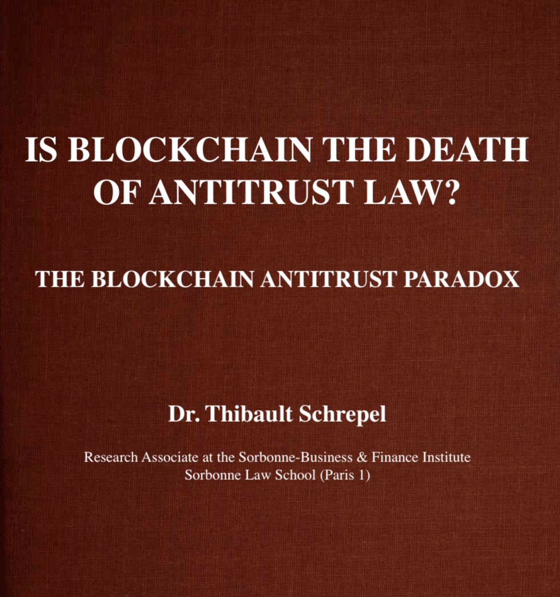 Thibault Schrepel tweet media