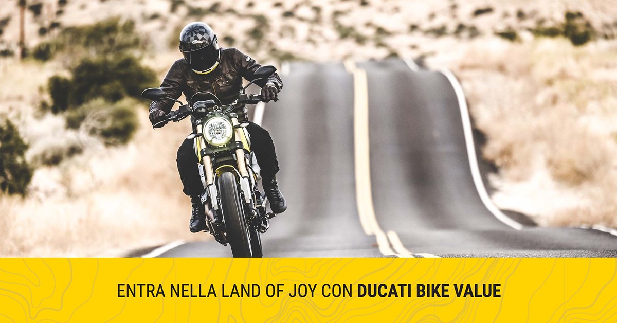 DMducatimilano's tweet photo. Acquista una @scramblerducati con #DucatiBikeValue e dopo 35 rate puoi scegliere se non pagare la rata finale e tenere la moto*, non pagare la rata finale e restituire la moto**, non pagare la rata finale, restituire la moto e acquistarne una nuova***.👉 https://t.co/akltLRiiT7 https://t.co/kCn1qrvAlG