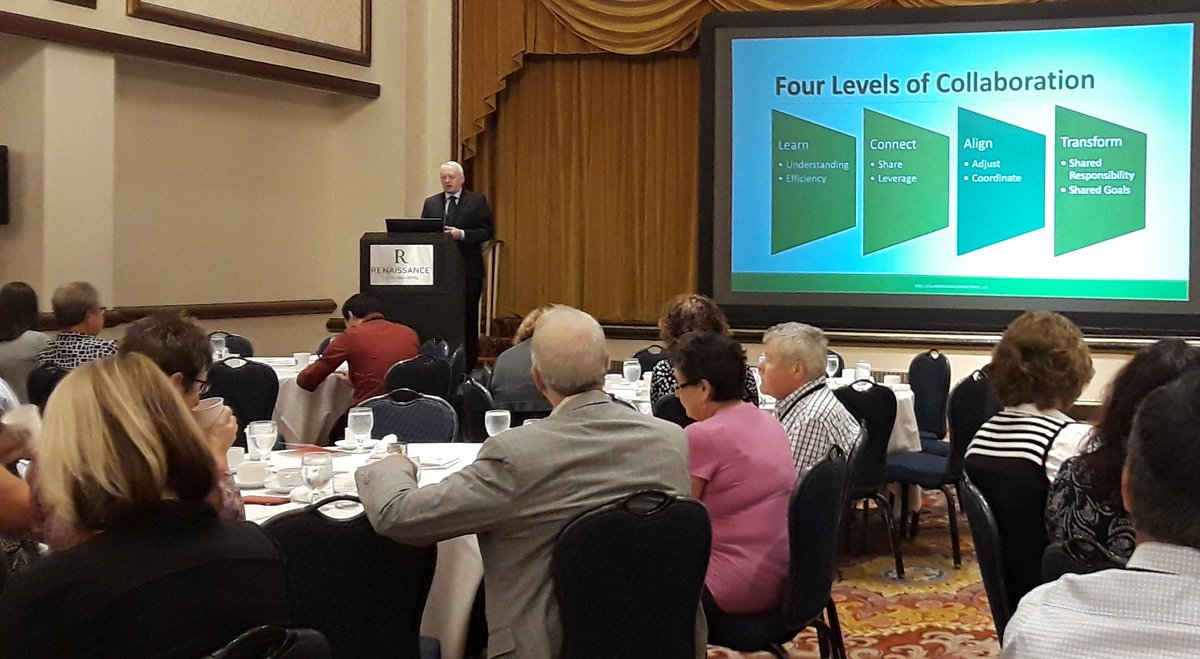 NACDEP's tweet photo. "Forget collaboration. Aim for positive change via: Learn. Connect. Align. Transform." #nacdep #cfaes #osuextension https://t.co/eblkrX444O