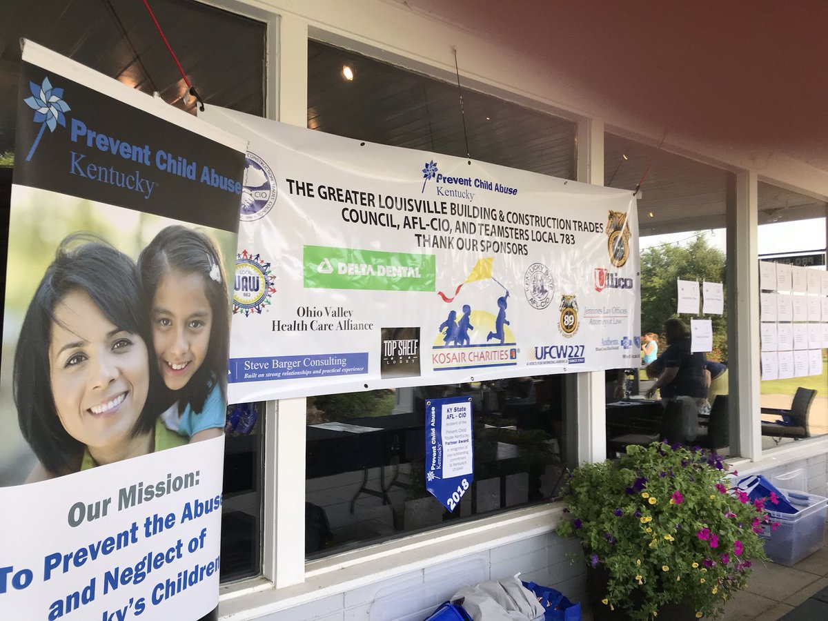PCAKY's tweet photo. We are ready to go at our 9th Annual Golf Tournament!  Thanks for joining us, and thanks to all sponsors for helping to make this day happen!  #CommitToPrevent #GreatChildhoods https://t.co/bJiNi3qg5Y