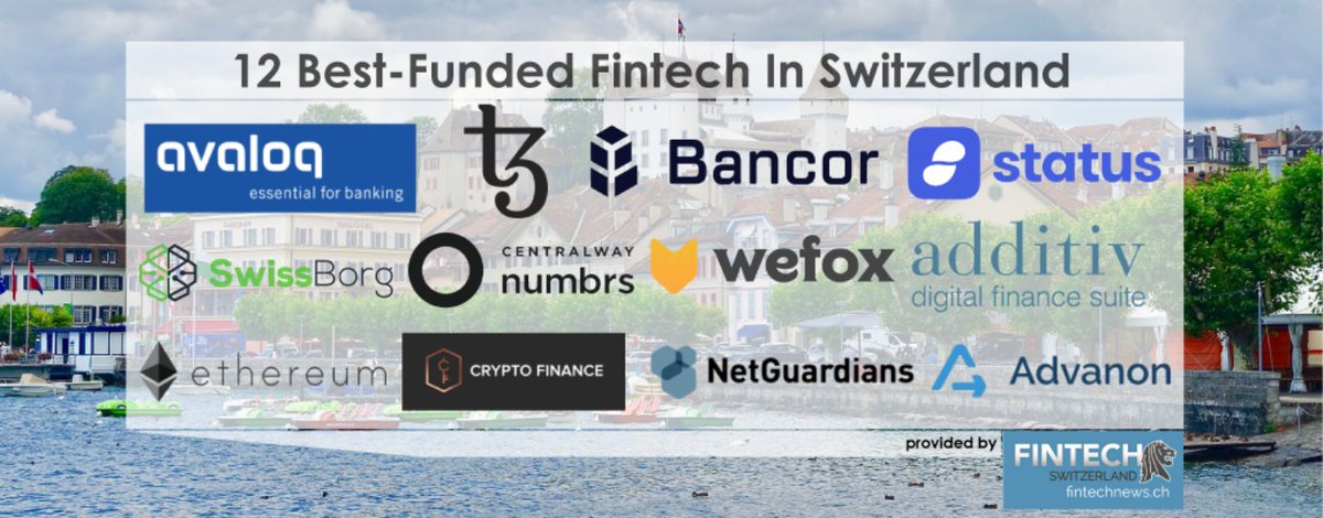 Impressive Numbers:
CHF 401.3 million of capital raised among the 12 best-funded Fintechs In Switzerland #fintech buff.ly/2Jx5e1U