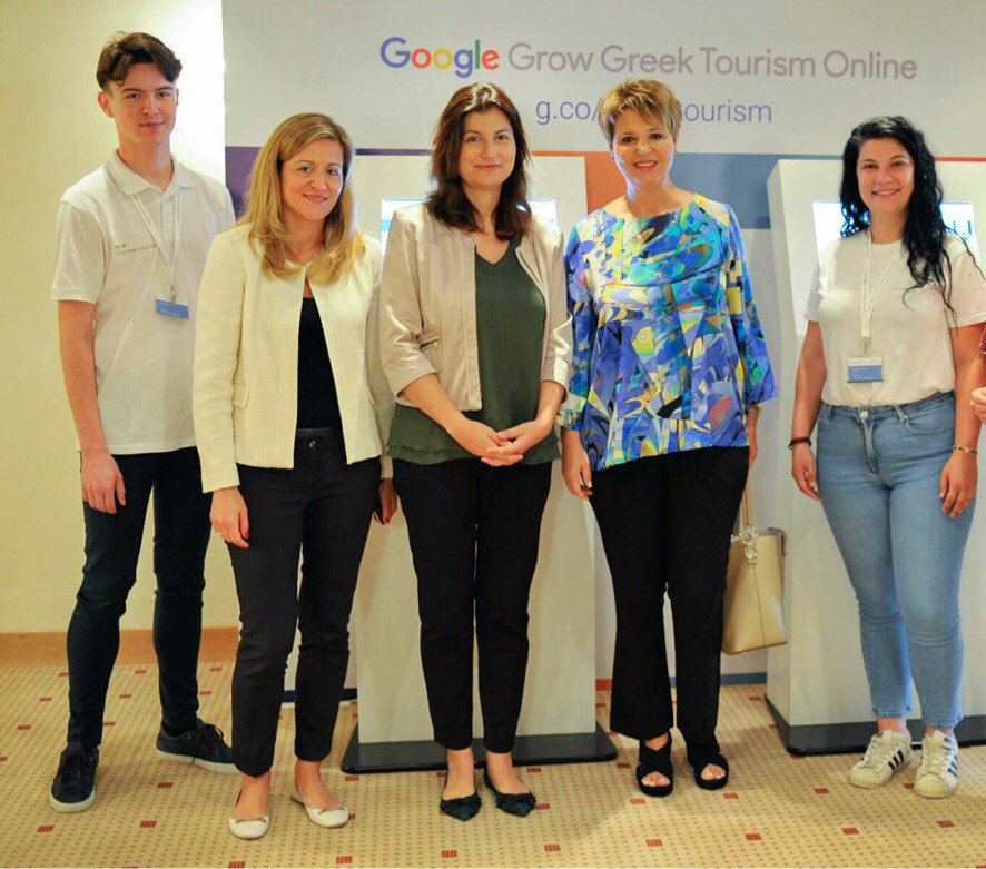 googleeurope's tweet photo. Today in Greece 🇬🇷, together with@MinAdminGR &amp; @NationCoalition we are launching the Greek National Digital Skills &amp; Jobs Coalition, where #GrowWithGoogle will announce our next project in the @RegionofEpirus to offer digital skills training to local tourism &amp; beyond. #DSJC https://t.co/T25kMB5yYm