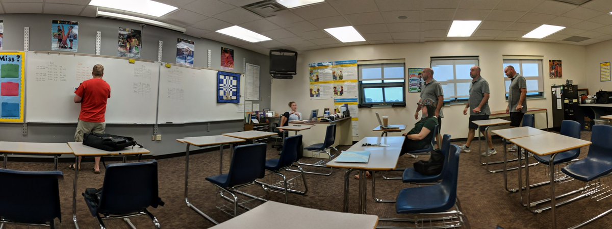 MissStriflerMIS's tweet photo. The MIS 6th grade team is hard at work. #proud2bMIS #scottwaspacing https://t.co/pJtSnCWmz2