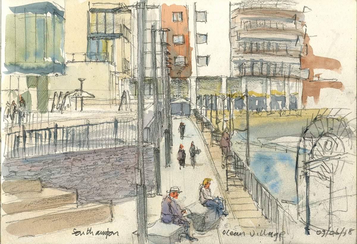Results from a special national Urban Sketchers Southampton weekend - and a good time was had by all! @SouthamptonPic @HistoricalSoton @southampton #sketchbook #drawings #sketching #Watercolour #watercolor
