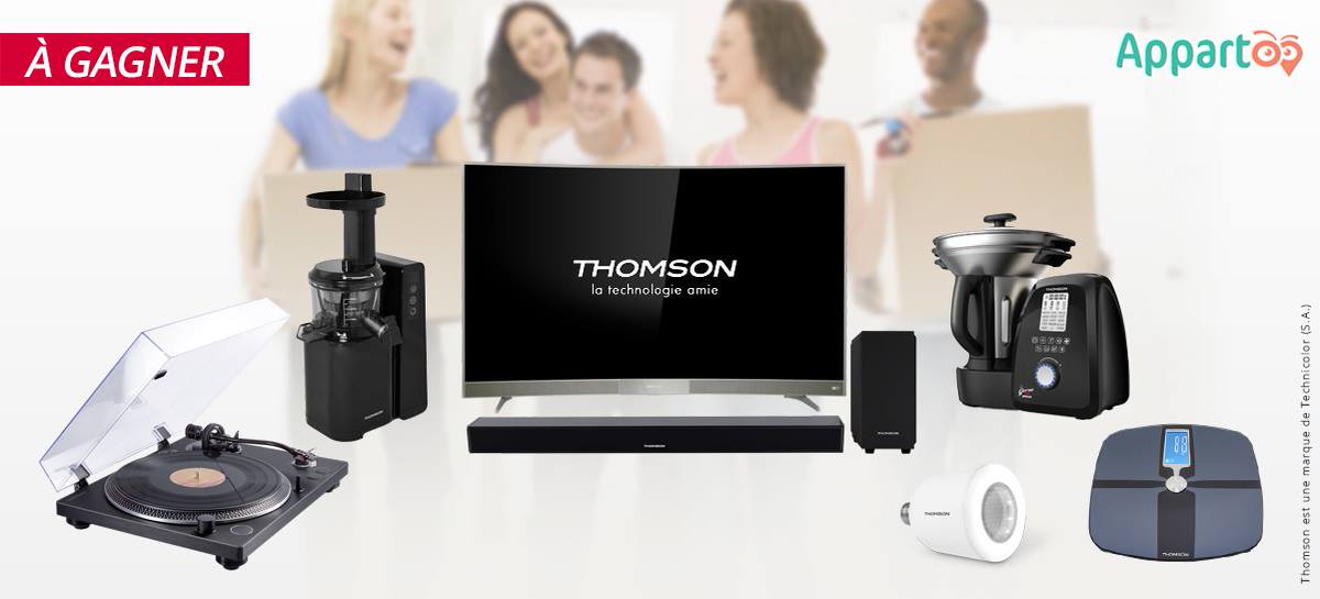 Thomson_FRA's tweet photo. Une coloc ou un appart à équiper ? Nous vous offrons le meilleur de #Thomson pour votre maison : TV, barre de son, platine vinyle, balance connectée, robot de cuisine...

➡ FOLLOW + RT 
➡ Tentez votre chance ici : https://t.co/BPJlbQJrLb

😍#JeuConcours #ColocContest @Appartoo https://t.co/EDdRM3ZUBn